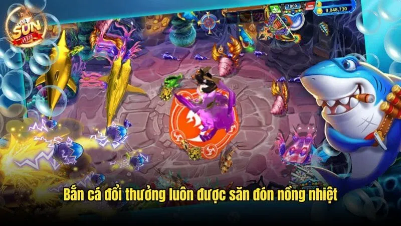 Bắn Cá Đổi Thưởng Sunwin - Kiếm Tiền Khủng Trong Đại Dương